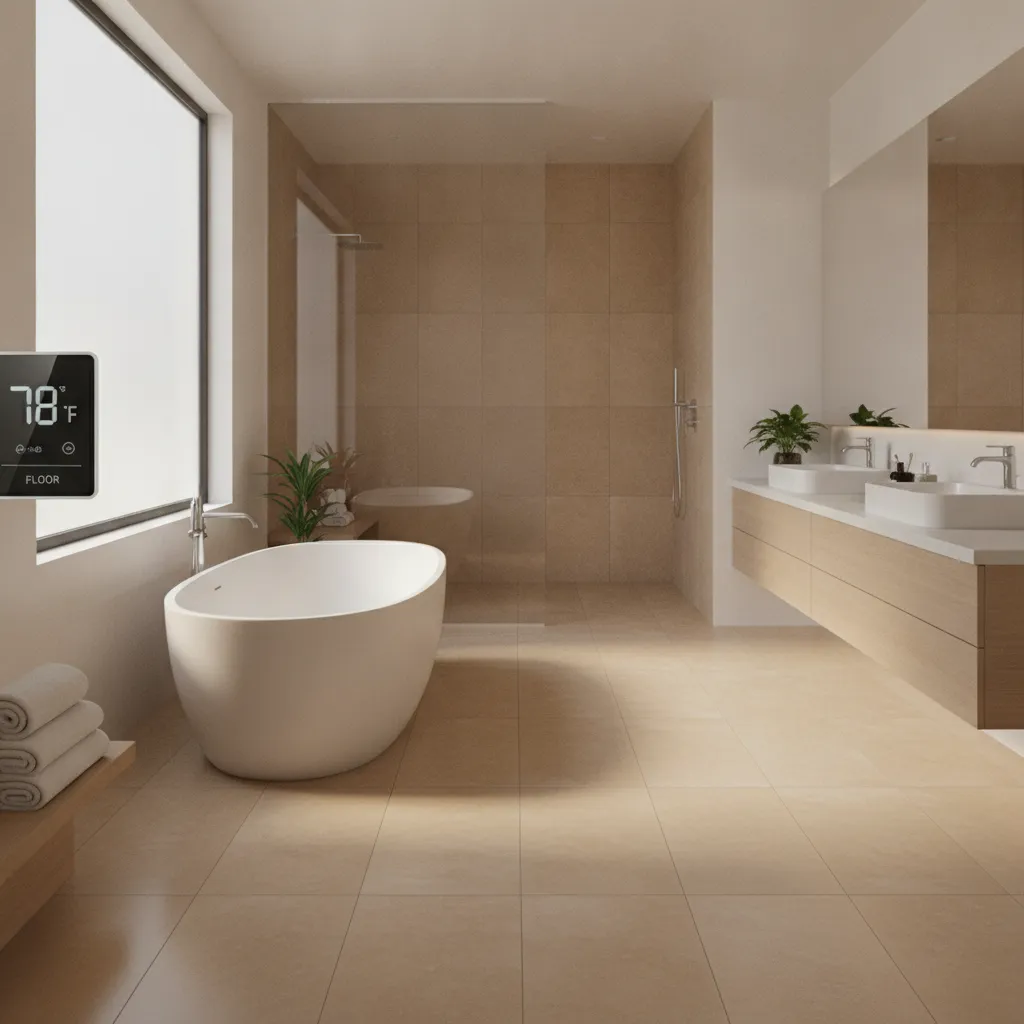 Tile for Idaho Bathrooms and Mudrooms — and Why Heated Floors Change Everything